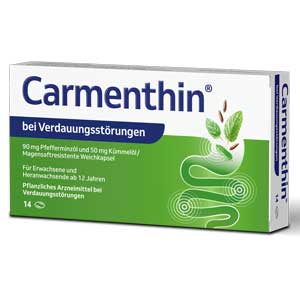 CARMENTHIN bei Verdauungsstörungen msr.Weichkaps.